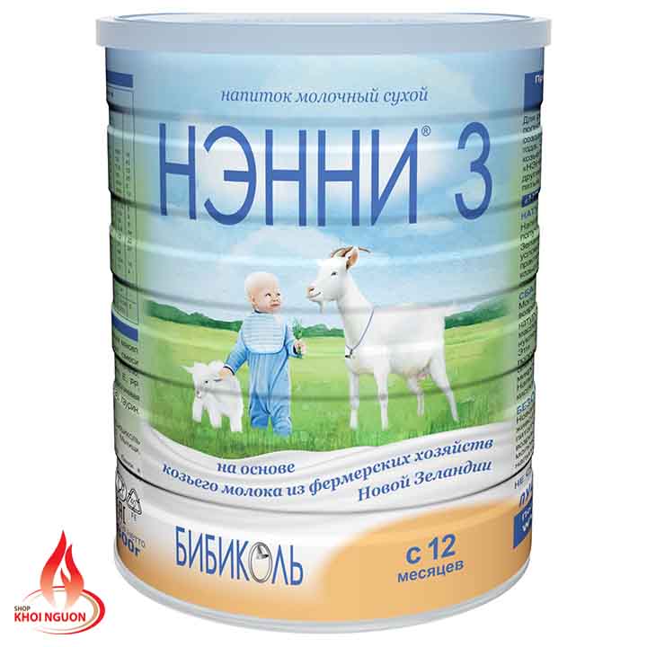 Sữa dê Nanny Vitacare số 3 hộp 800g dành cho trẻ em từ 1 tuổi trở lên xuất xứ Nga
