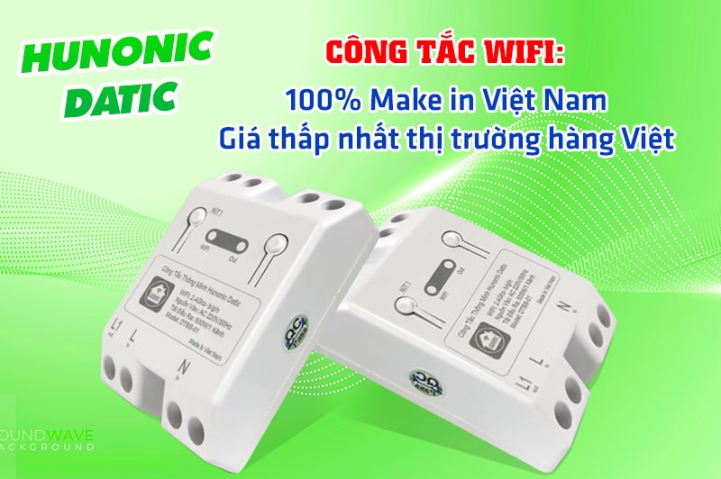 Công Tắc Thông Minh Hunonic Datic basic - Hàng chính hãng