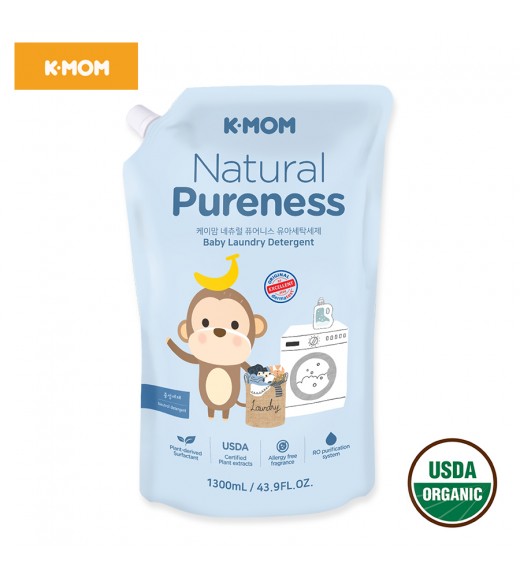 NƯỚC GIẶT ĐỒ SƠ SINH HỮU CƠ K-MOM HÀN QUỐC (TÚI 1300ML)