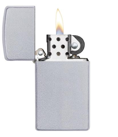 Bật Lửa Zippo Slim Satin Chrome 1605