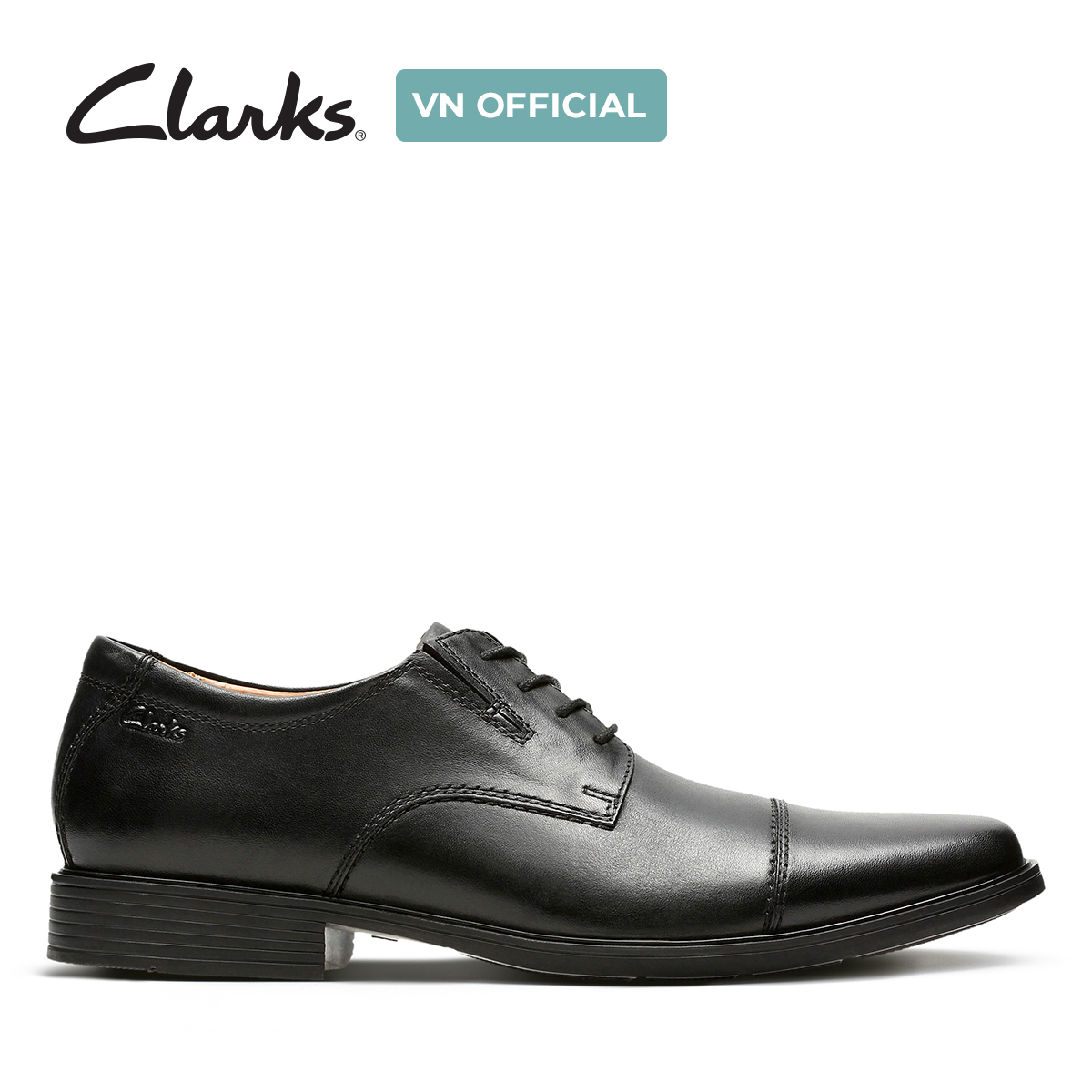 Giày tây da nam clarks - tilden cap