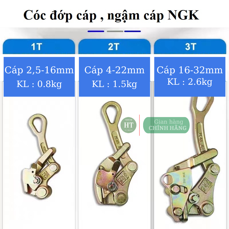 NGK- Pa lăng cáp , kích tăng cáp
