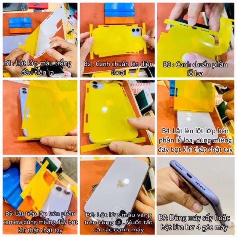 Iphone 5 miếng dán Ppf mặt sau chống va đập tốt