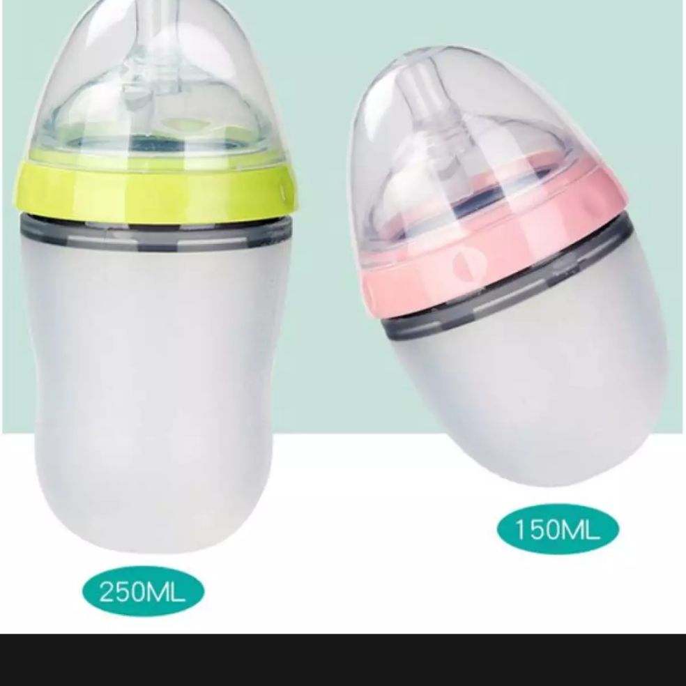 Bộ 2 bình sữa comotomo 150ml núm ti 1 tia và 250ml núm ti 2 tia