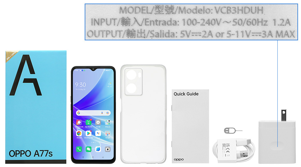 Điện thoại OPPO A77s (8GB/128GB) - Hàng Chính Hãng