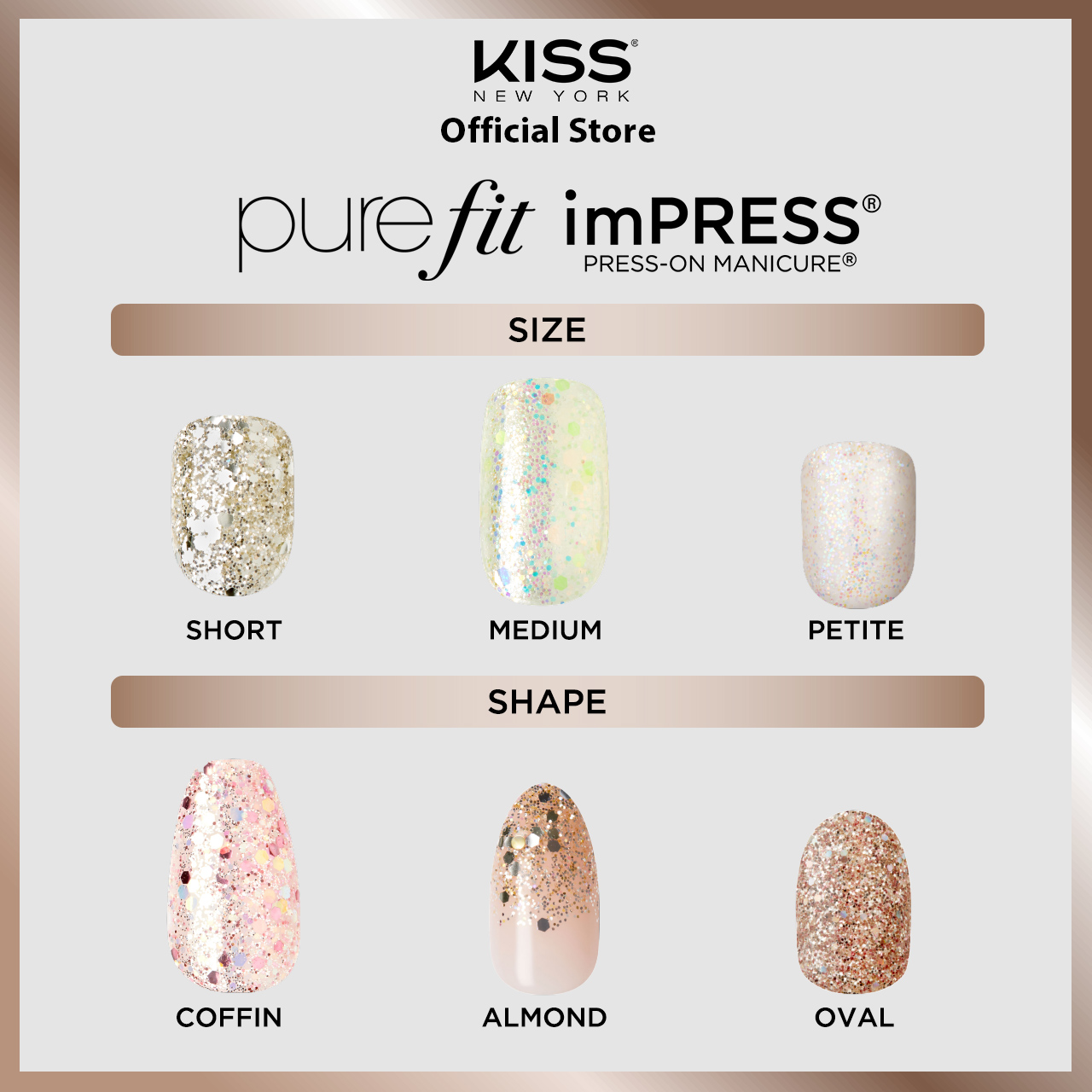 [IMPRESS] COLOR PRESS-ON MANICURE MINT TO BE