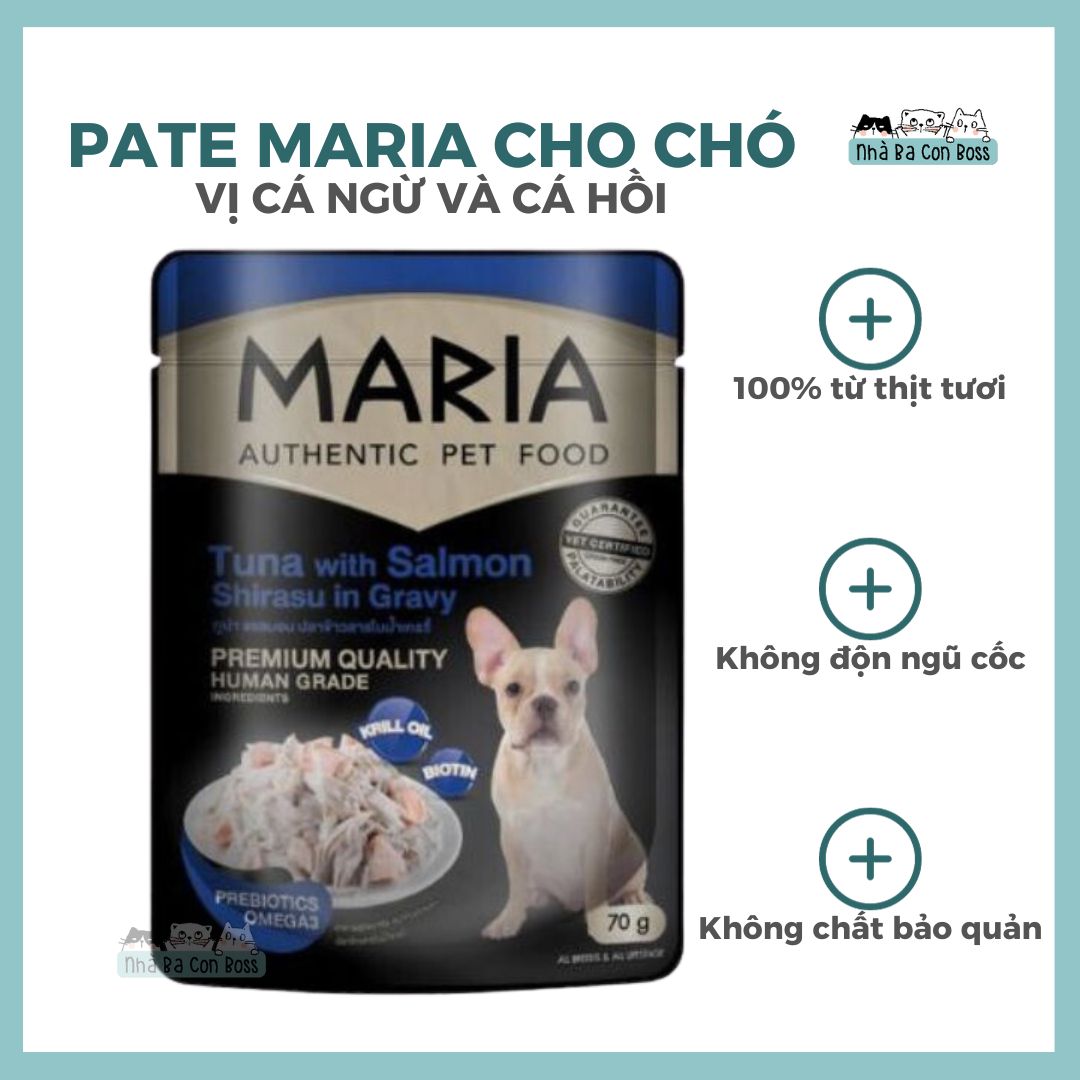 [Gói 70g] Pate Cao Cấp Cho Chó Maria