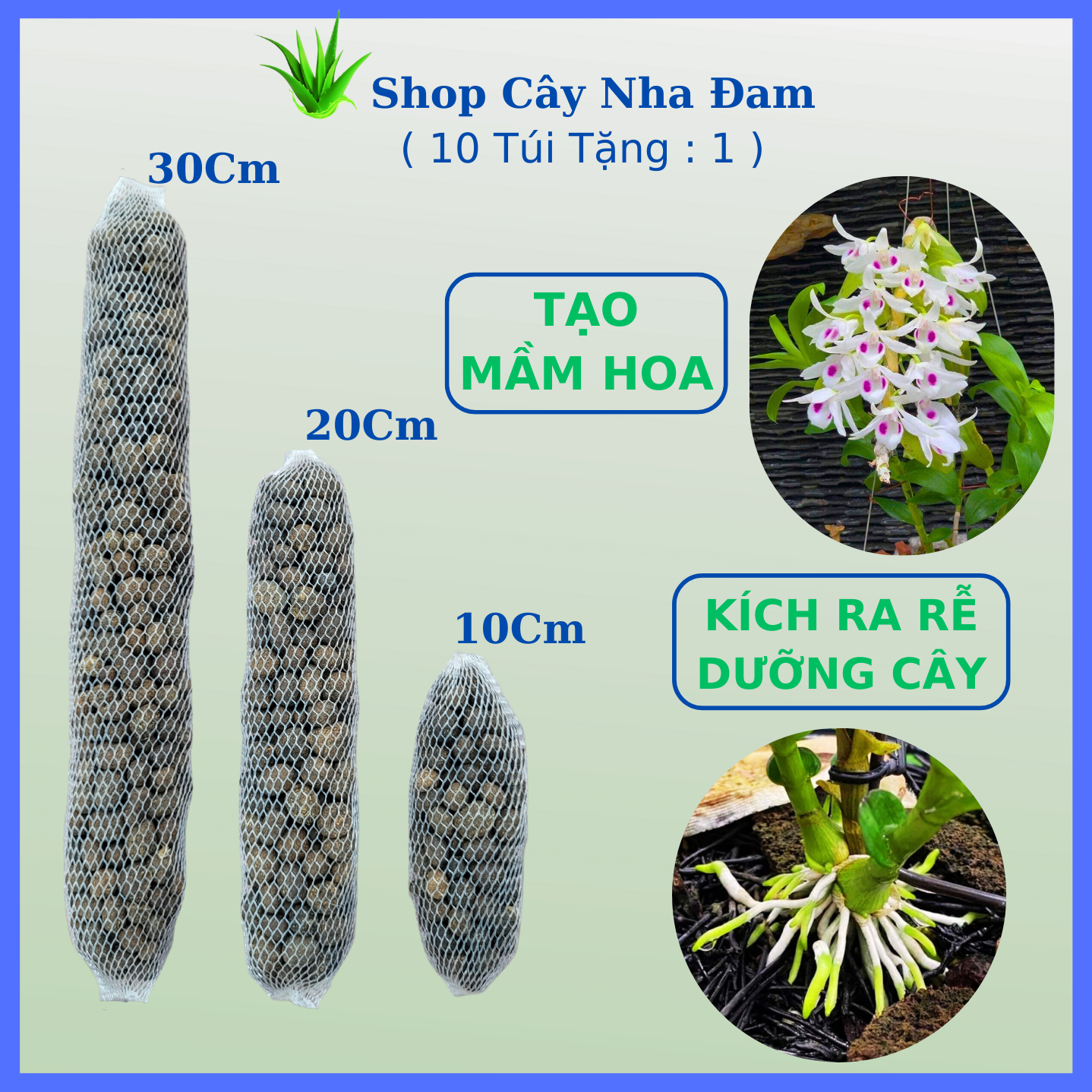 Phân Dê Túi Lưới Bón Lan, Hoa, Cây Kiểng, Đã Qua Xử Lý (Dài10 - 20 - 30Cm)