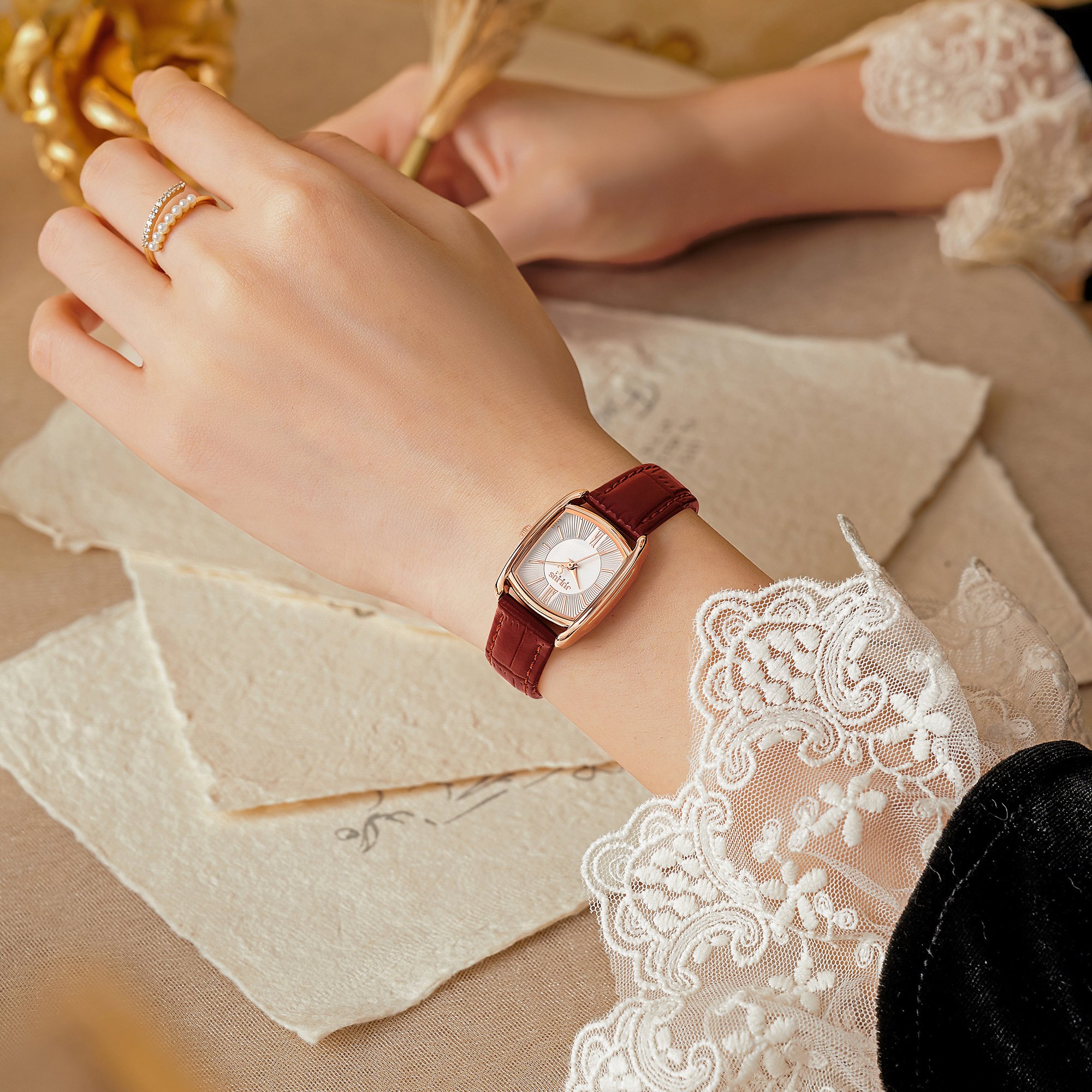 Đồng hồ Julius nữ JA-1364 dây da | Julius Official