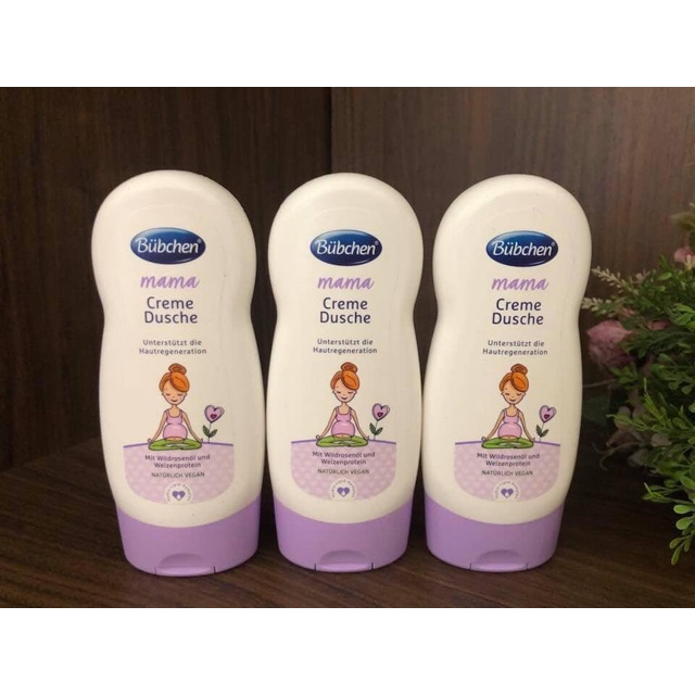 Sữa tắm cho mẹ bầu Bubchen Mama Creme – Dusche 230ml của Đức
