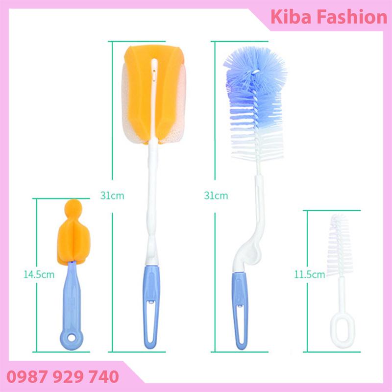 SET cọ bình sữa cho bé ( bao gồm 4 chi tiết)