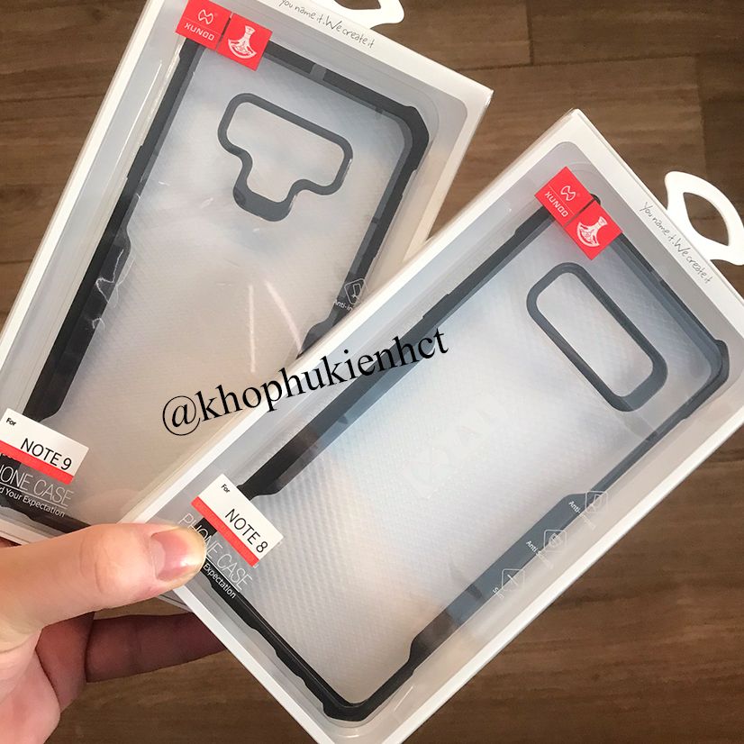 Ốp lưng SIÊU CHỐNG SỐC cho Samsung Note8, Note9, Note10+, Note 20/Note 20Ultra chính hãng XUNDD