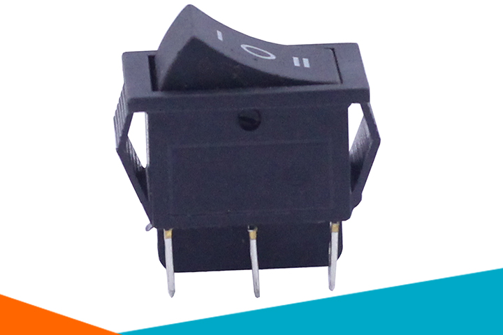 Công Tắc Bập Bênh KCD4 250VAC-16A 6P 3 Chế Độ
