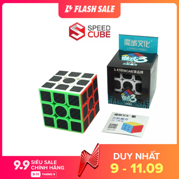 Rubik 3x3 Giá Rẻ Carbon Rubic Moyu Meilong 3 Carbon - Shop Speed Cube
