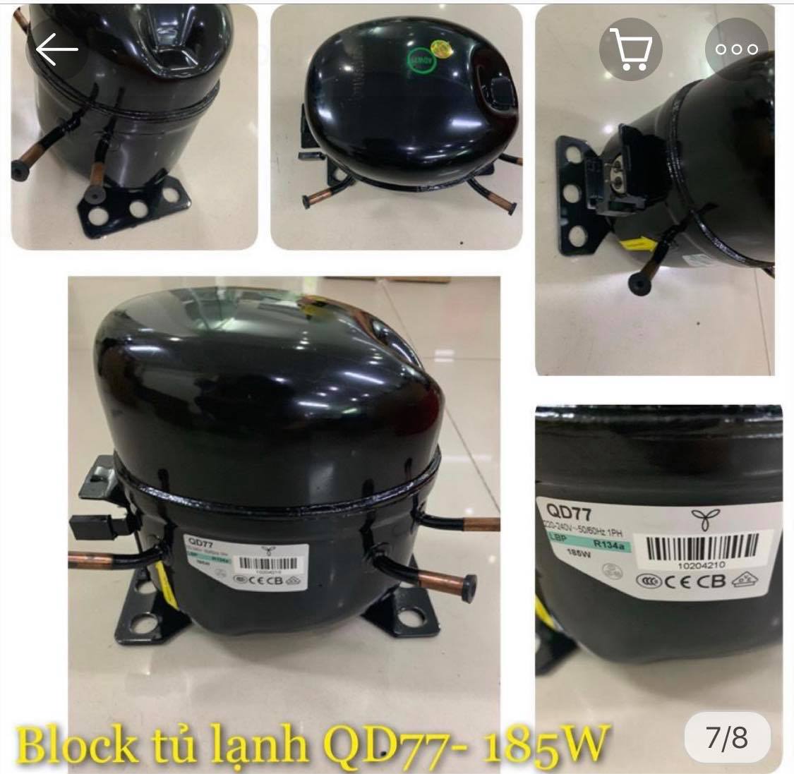 Block Tủ Lạnh QD77-185W(300L-350L)