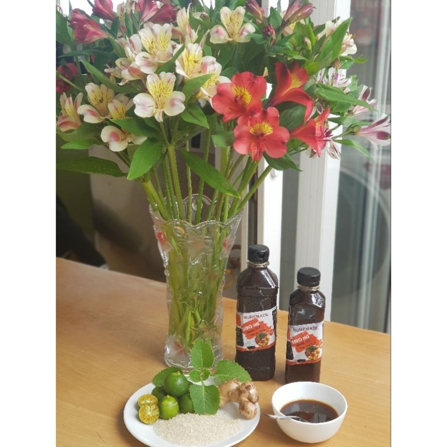 Siro ho húng chanh Minh Huệ 330ml