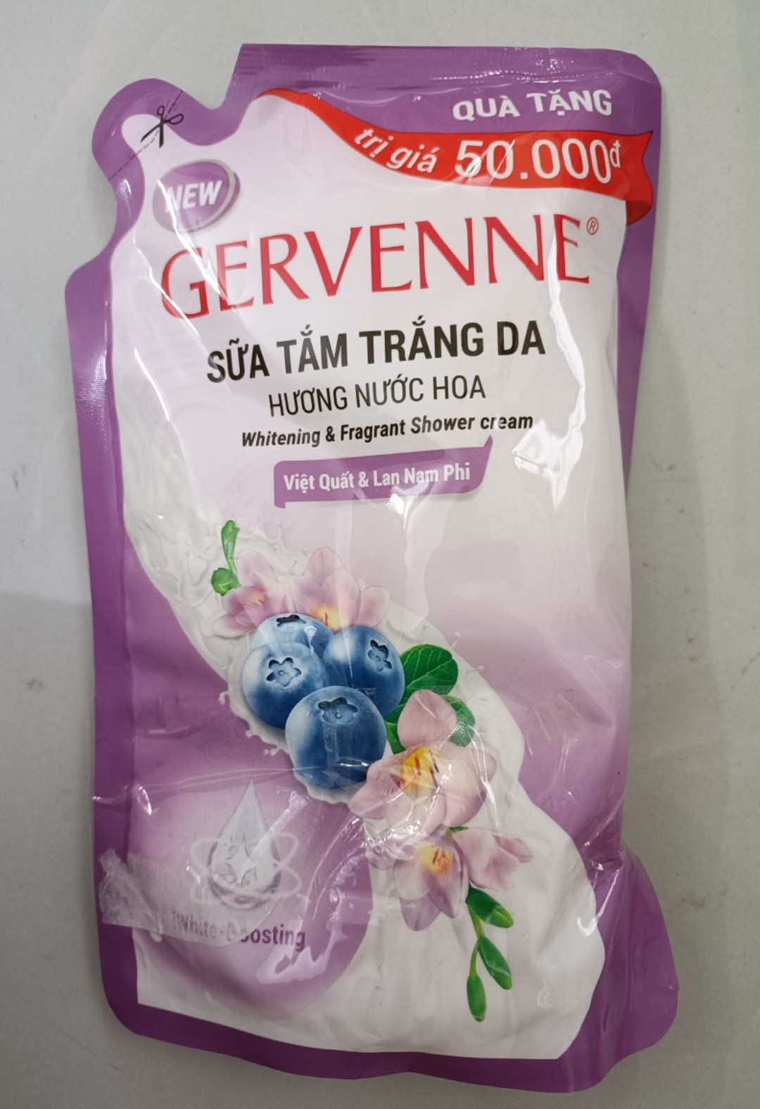(Tiết kiệm hơn) Túi sữa tắm Gervenne 380g
