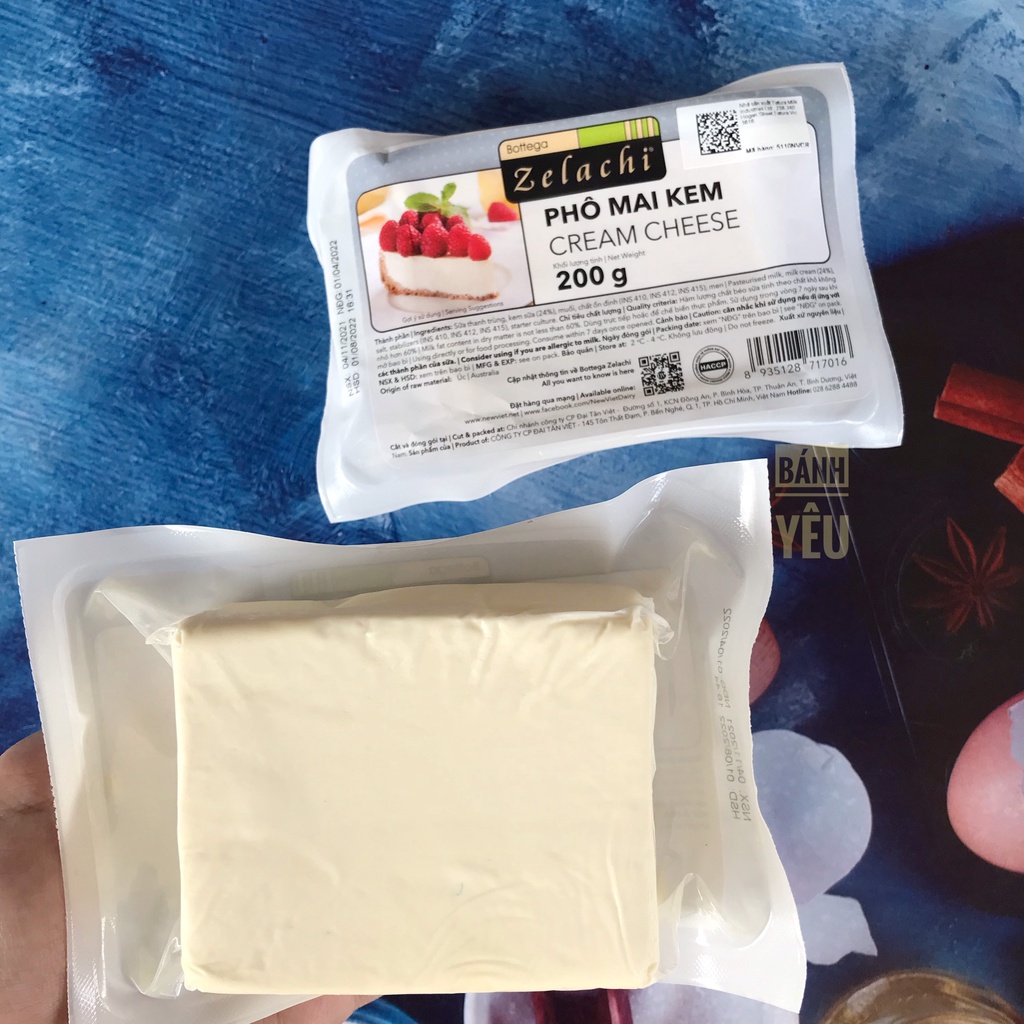 Cream cheese/ Phô mai kem Zelachi 200g