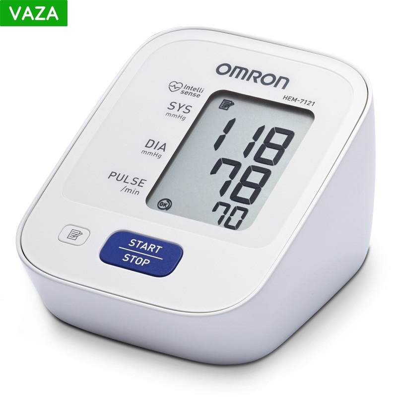 Máy đo huyết áp bắp tay Omron HEM 7121 (Trắng)