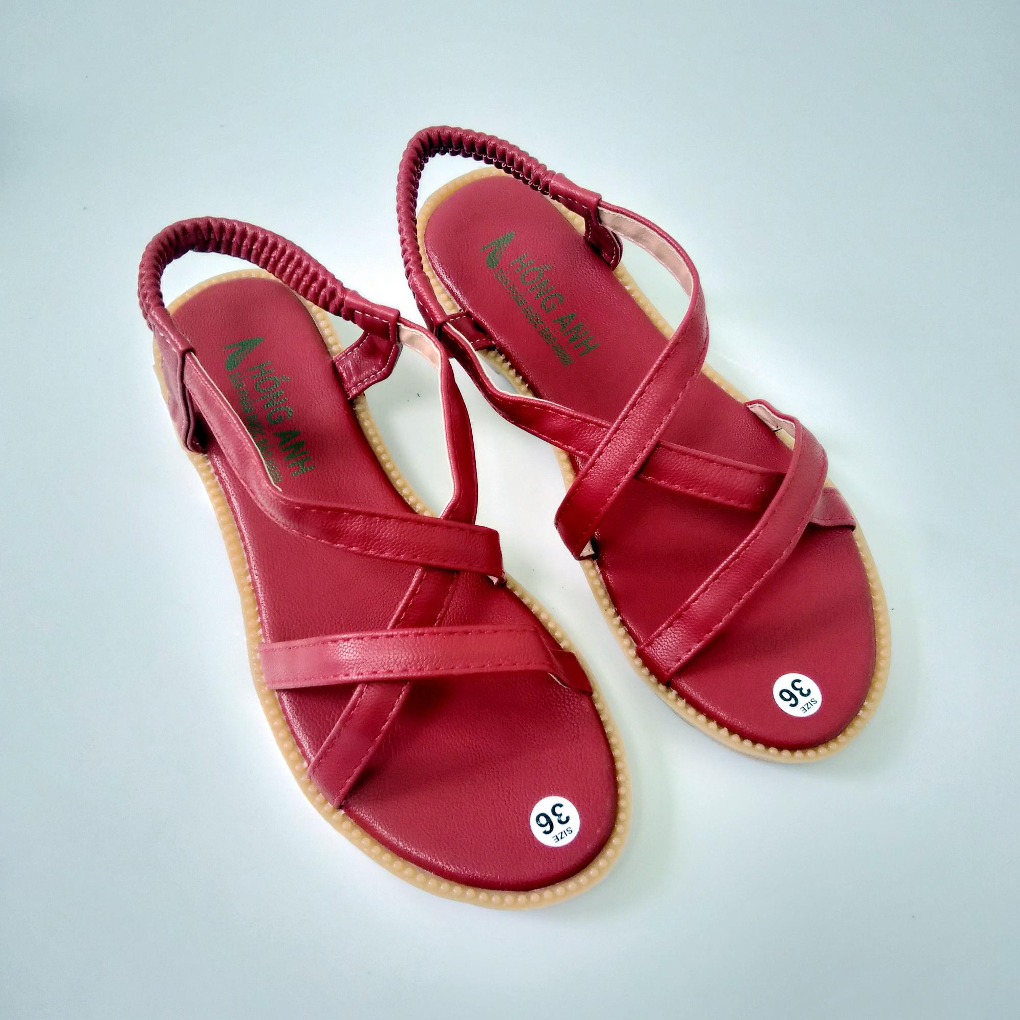 [HCM]Sandal quai chéo da mờ