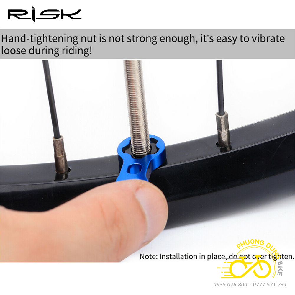Bộ 2 đầu nối van ruồi Xe Đạp - van Pháp RISK