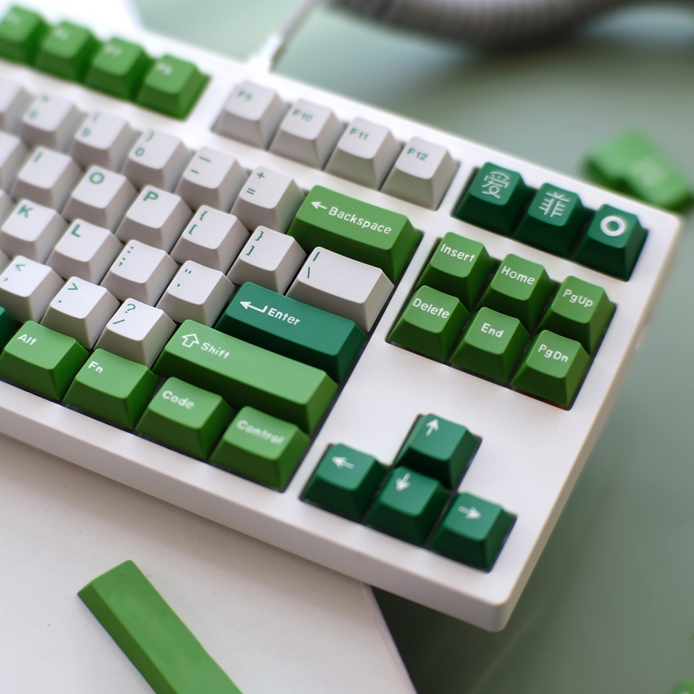 Bộ keycap ABS doubleshot nút bàn phím cơ CMK phù hợp nhiều layout bàn phím trên thị trường