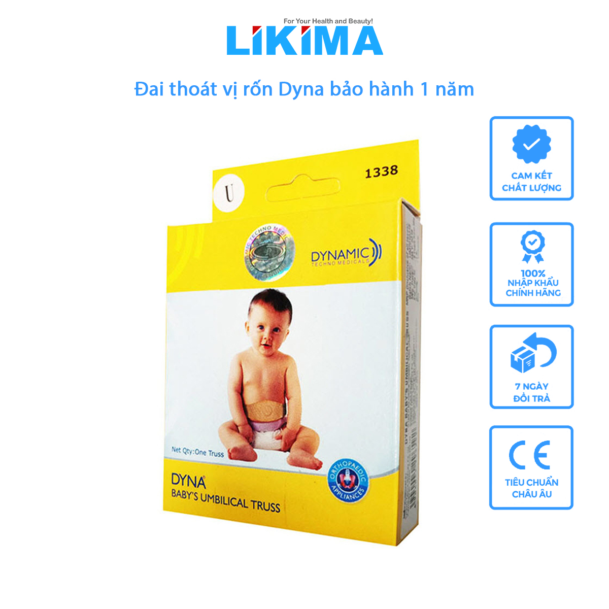 Đai thoát vị rốn dyna – 1338-001 likima