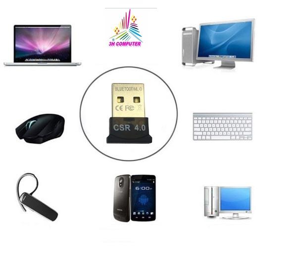 (HCM) USB Bluetooth cho PC  Laptop 4.0 - Tạo kết nối không dây cho PC  Laptop