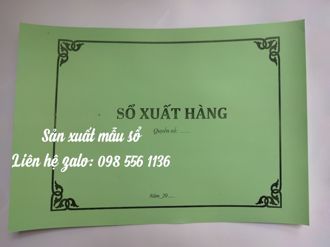 Sổ xuất hàng A4, sổ theo dõi xuất hàng