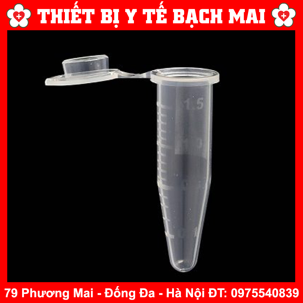Ống Lưu Mẫu Huyết Thanh Nắp Bật 1,5ml - Ống Ly Tâm EPPENDORF [Bịch 500 Ống]