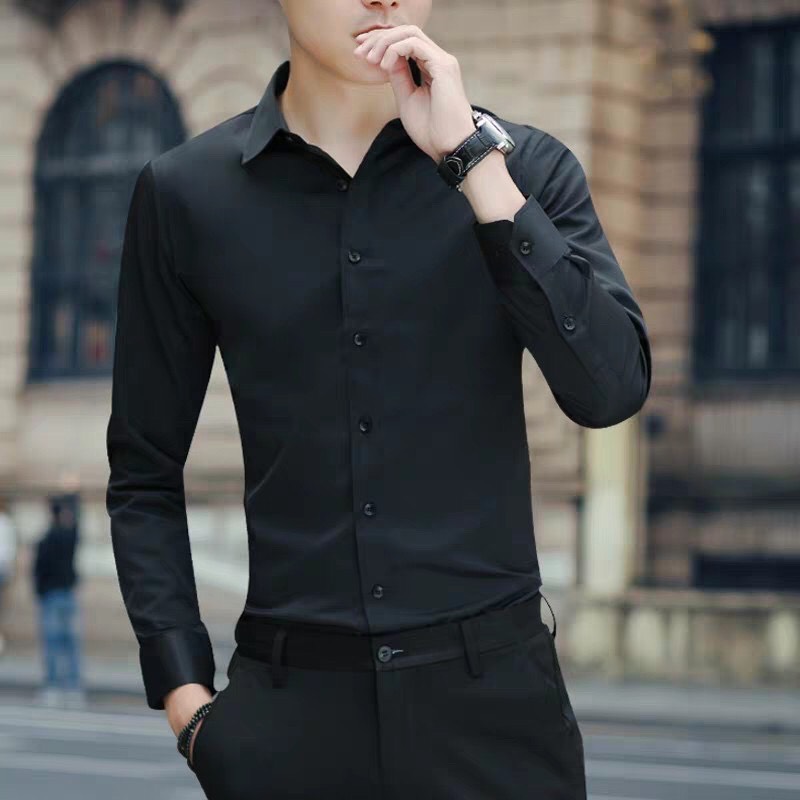 Áo sơ mi nam trắng học sinh cấp 3