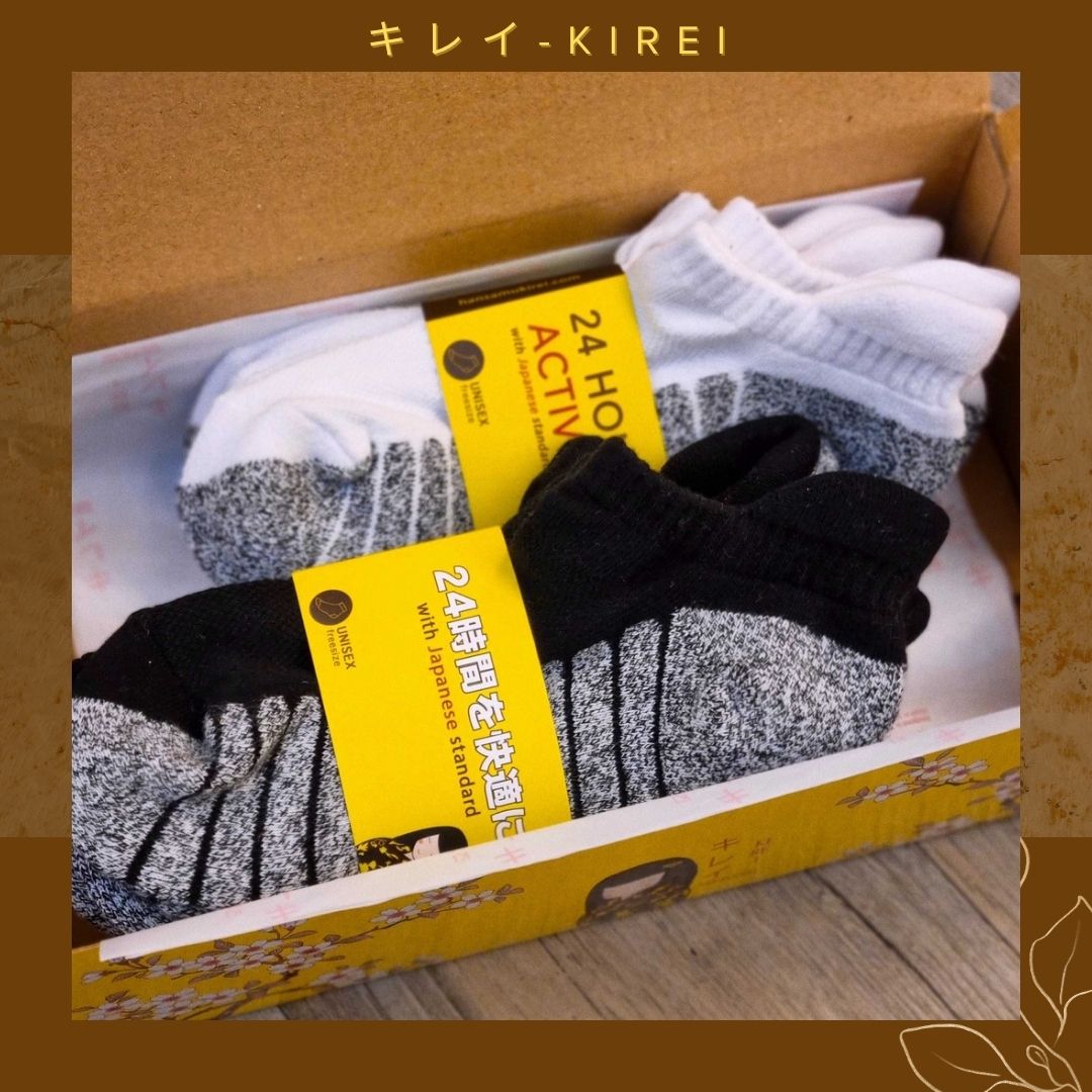 Set vớ Nhật - Kirei cotton unisex 3 đôi CN