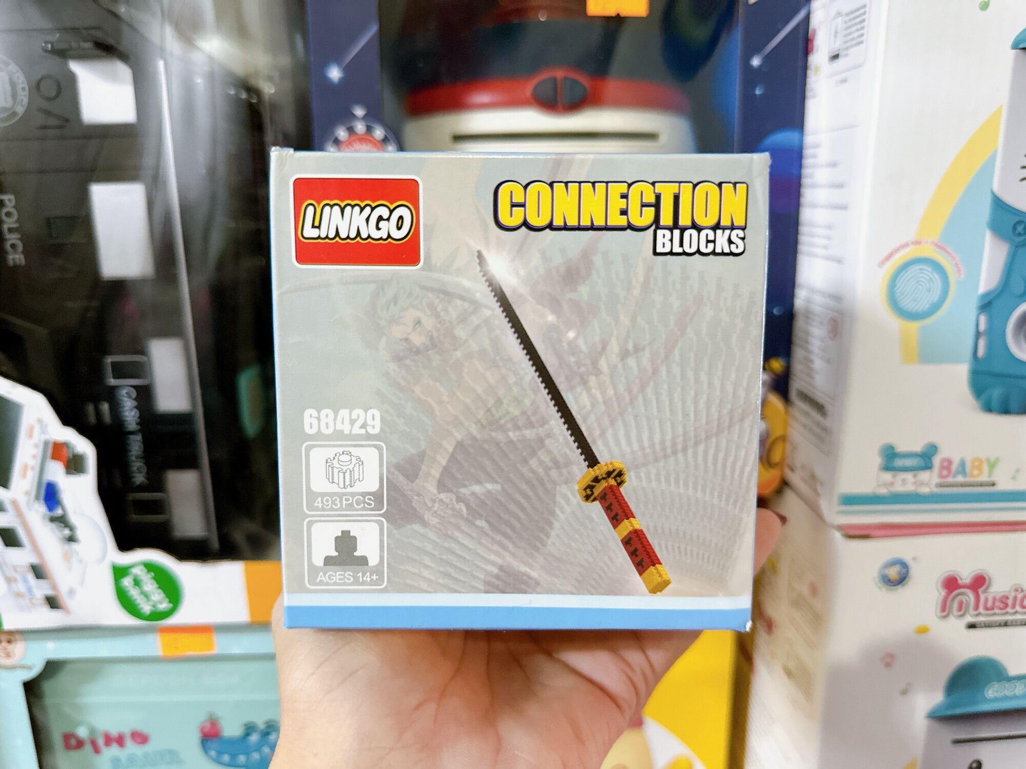 [MUA 2 GIẢM 5%]Đồ Chơi Lắp Ráp Nonlego Mô Hình Kiếm Nhật Katana Cho Bé