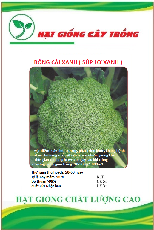Hạt giống bông cải xanh ct115 - gói 0.2gram