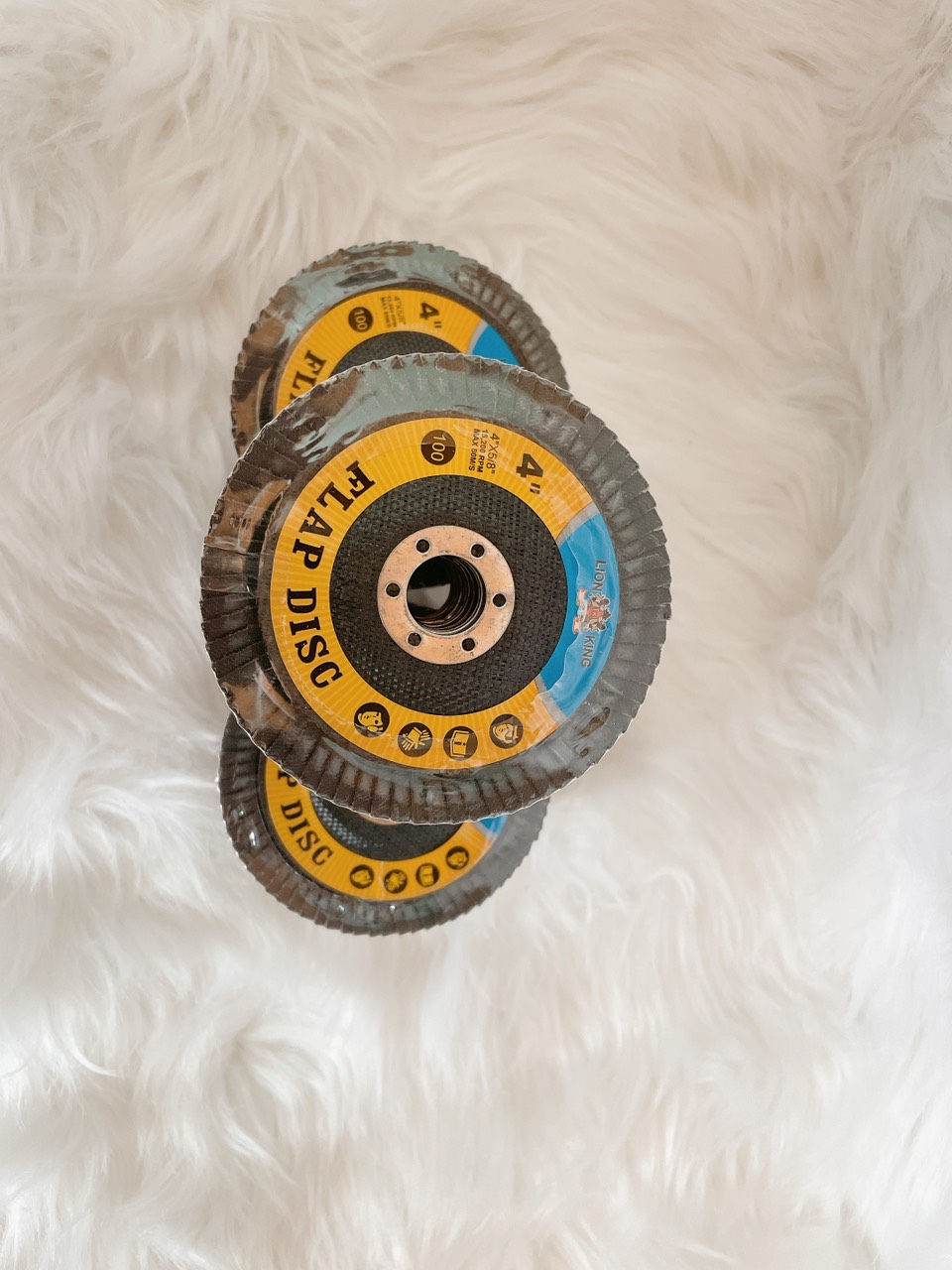 Brown lionking 100mm hexagon building blocks 16mm core