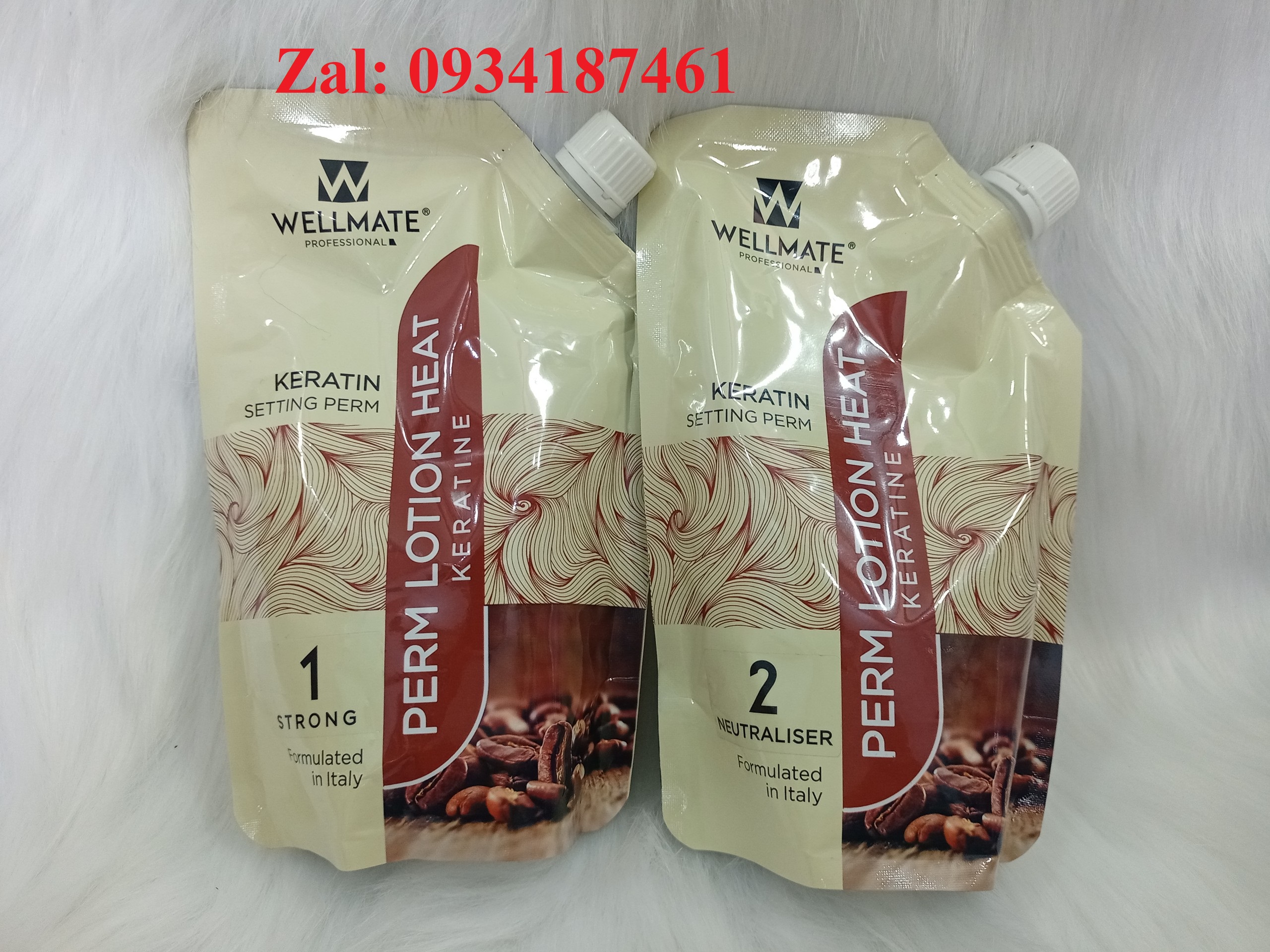 Cặp uốn nóng wellmate hương cafe 500ml x 2
