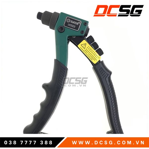 Kềm bấm riveter trợ lực Sata 8"/200mm Sata 90501