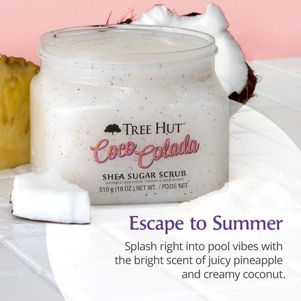 [HCM]Tẩy tế bào chết Tree Hut Shea Sugar Scrub - Coco Colacla 510g