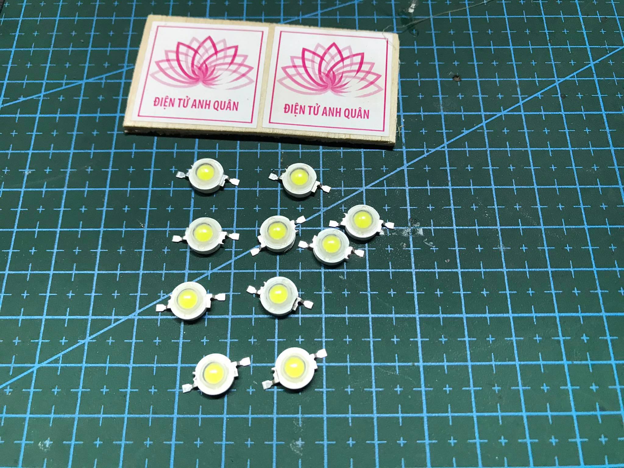 LED siêu sáng 1W Luxeon Sáng trắng ( 10 led ).