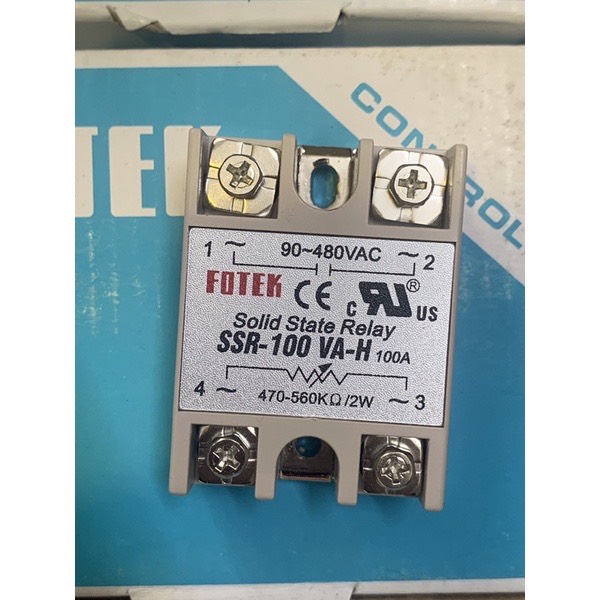 Relay bán dẫn ssr, forteck 100va, 100aa, 100da, 100va-h, 100 da-h, 100aa-h dùng để chỉnh dòng điện, đo biến áp, nhiệt độ nồi phở, đun nước