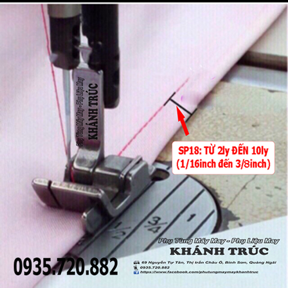 Chân vịt SP18 2ly máy may công nghiệp 1kim