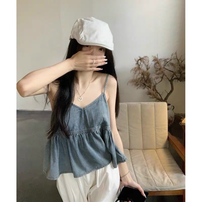 ÁO 2 DÂY BABY DOLL SIÊU HOT