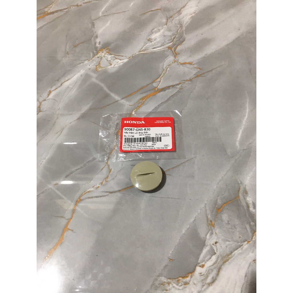 Nắp thăm vô lăng điện Trắng lớn (90087GN5830)