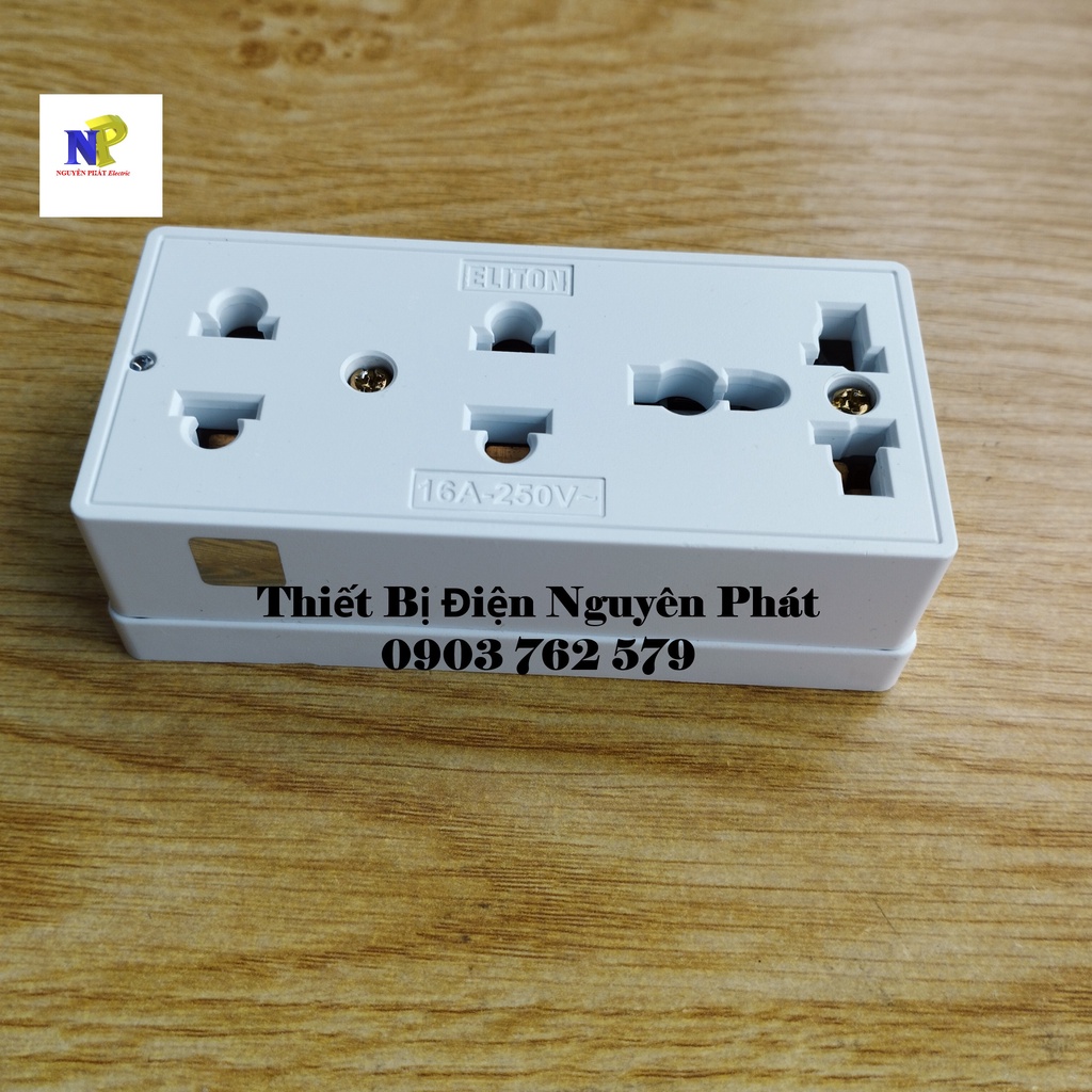 [ELITON] Ổ Cắm 3 Lổ Có Đa Năng Cao Cấp CS3000w