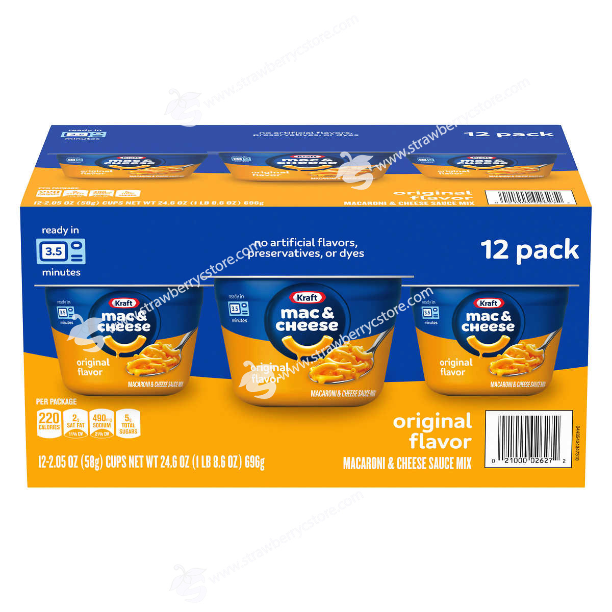 Nui Phô Mai Nấu Nhanh Bằng Lò Vi Sóng Kraft Original Mac N Cheese Macaroni and Cheese Cups Easy Microwavable Dinner