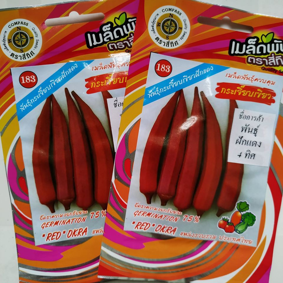 ĐẬU BẮP ĐỎ OKRA THÁI LAN