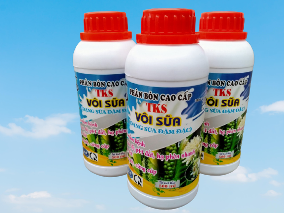 VÔI SỮA - Hạ Phèn, Ổn Định pH Đất, Diệt Mầm Bệnh- Chai 500ml