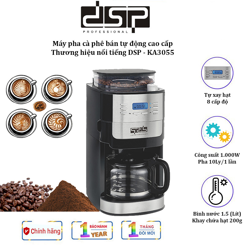 Original Russian DSP ka3055 half-automatic coffee bean mixer power 1000W-12 months warranty