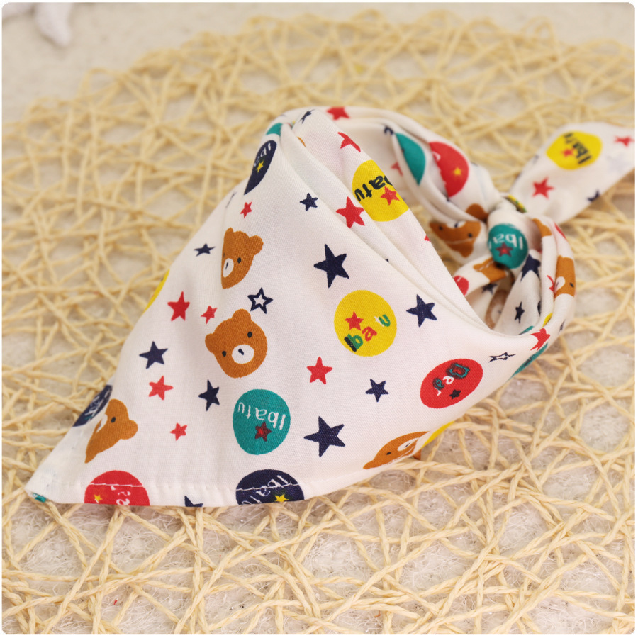 Khăn Yếm Tam Giác 100% cotton mềm mịn