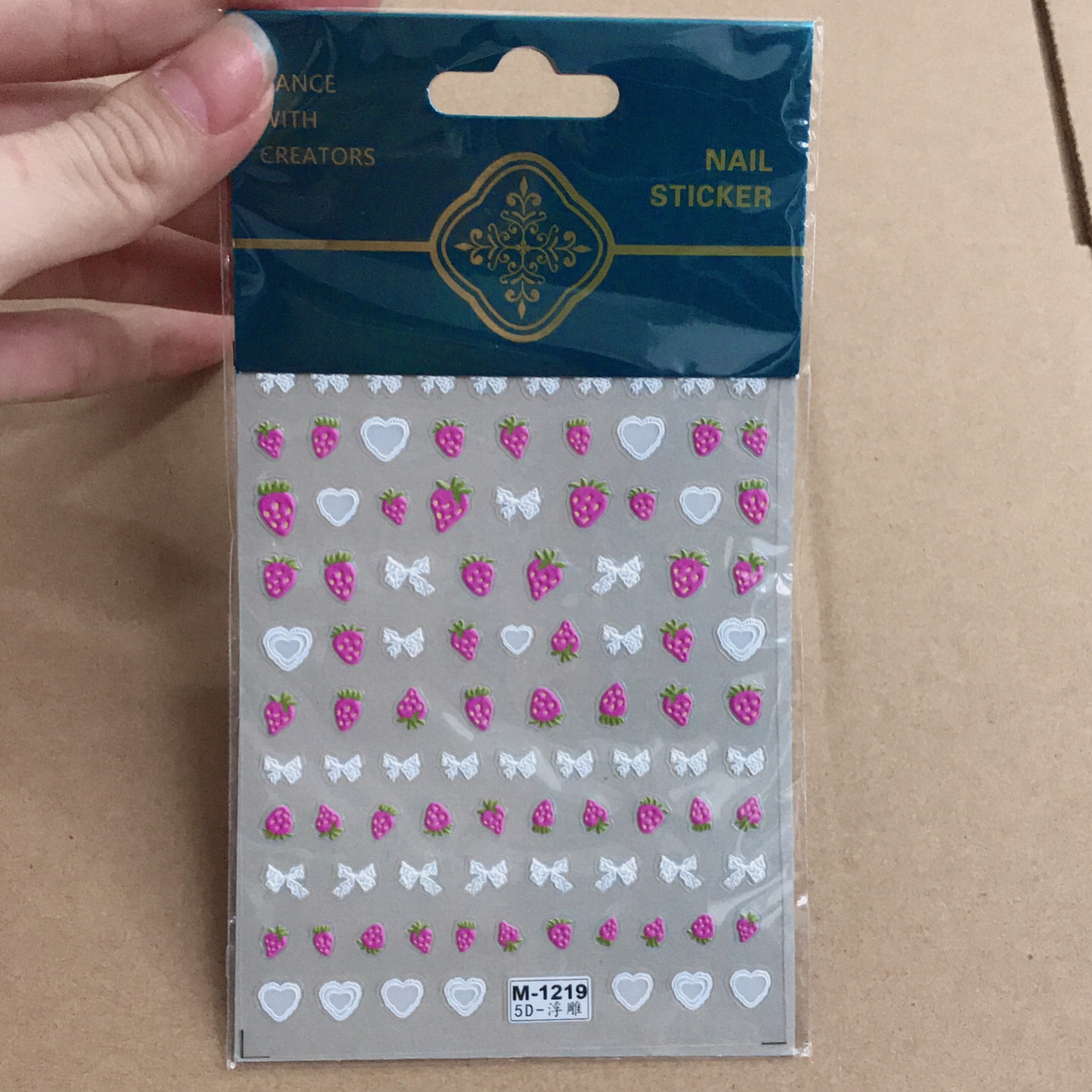 Sticker Dán Móng 5D Mẫu Trái Cây 2 - Mini Nails